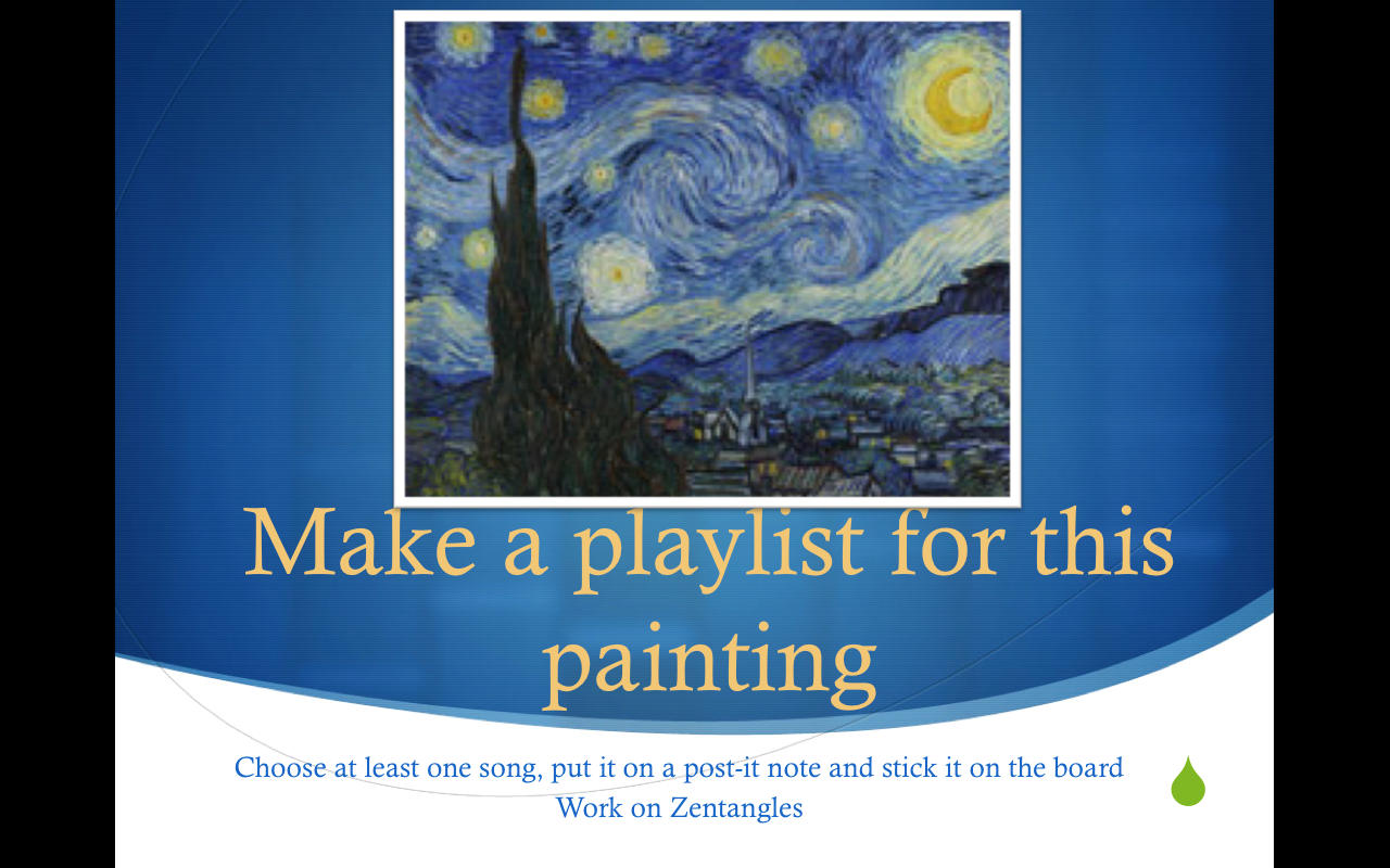 The smARTteacher Resource Art History Warmup